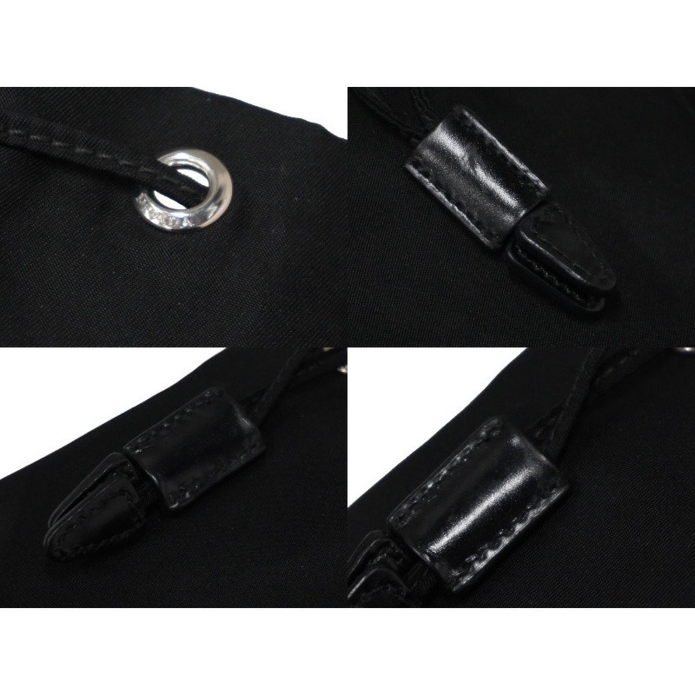 Prada Drawstring Pouch Triangle Logo Tessuto Nylo… - image 8